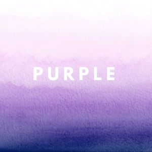 Purple, the color of royalty